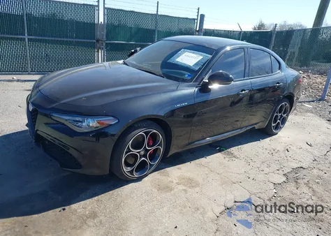 2022 Alfa Romeo Giulia Veloce Awd from USA, damaged, VIN ZARFANBN4N7663685